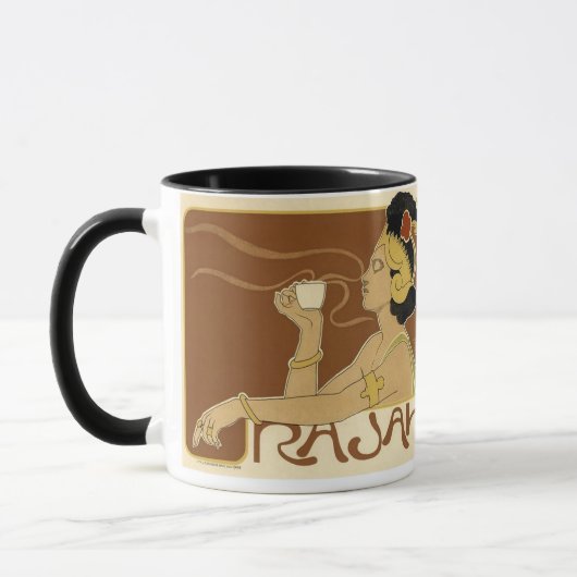 Rajah koffie-reclame mok (Links)