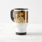 Rajah koffie-reclame reisbeker (Voorkant links)