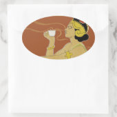 Rajah Ovale Sticker (Tas)