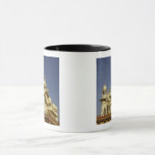 Rajasthan, India Een vrouw die staat en actief is Mok (Midden)