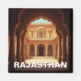 Rajasthan India Souvenir Magneet