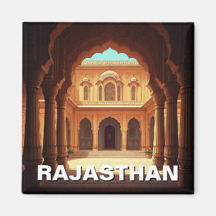 Rajasthan India Souvenir Magneet