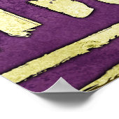Rajasthan Indian, Patchwork tapijt textuur. Poster (Hoek)