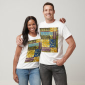 Rajasthan Indian, Patchwork tapijt textuur. T-shirt (Unisex)