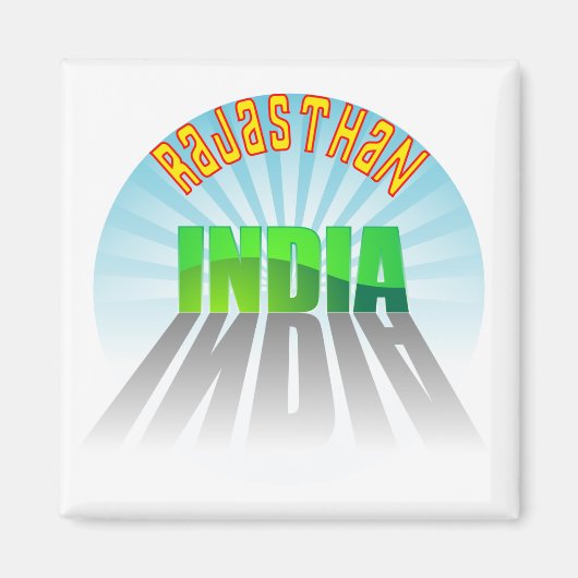 Rajasthan Magneet (Voorkant)