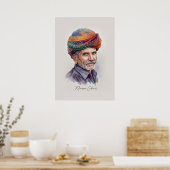 Rajasthani muurkunstposter poster (Keuken)