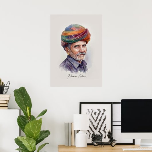 Rajasthani muurkunstposter poster (Thuiskantoor)