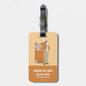 Rajesh | Ik ben wat ik ben Bagagelabel (Achterkant verticaal)