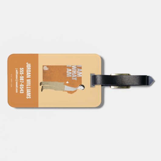 Rajesh | Ik ben wat ik ben Bagagelabel (Achterkant horizontaal)