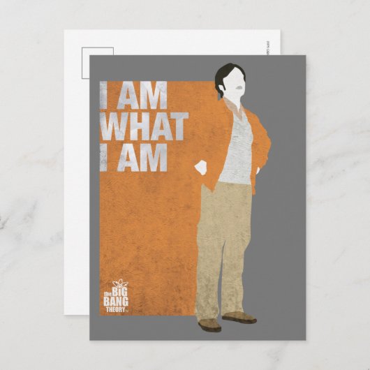 Rajesh | Ik ben wat ik ben Briefkaart (Voorkant / Achterkant)