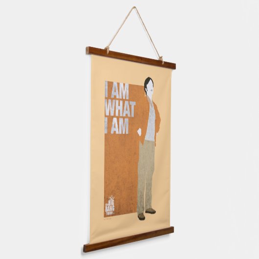 Rajesh | Ik ben wat ik ben Hangend Wandkleed (Gebogen)