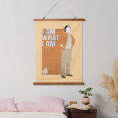 Rajesh | Ik ben wat ik ben Hangend Wandkleed (Slaapkamer)