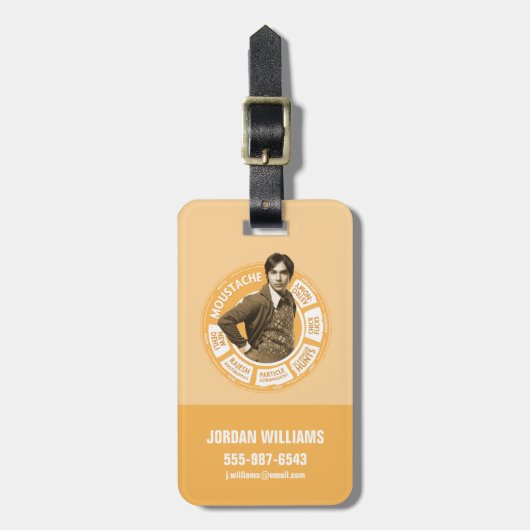 Rajesh Info Graphic Bagagelabel (Voorkant verticaal)