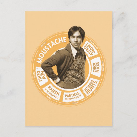 Rajesh Info Graphic Briefkaart (Voorkant)