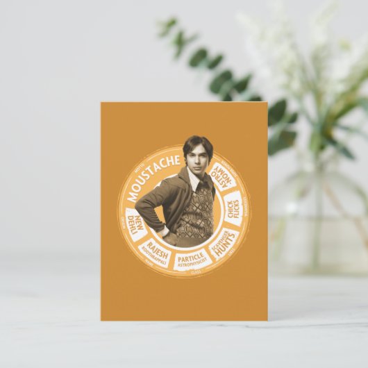 Rajesh Info Graphic Briefkaart (Staand voorkant)