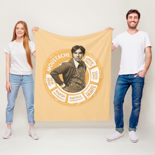 Rajesh Info Graphic Fleece Deken (In situ)