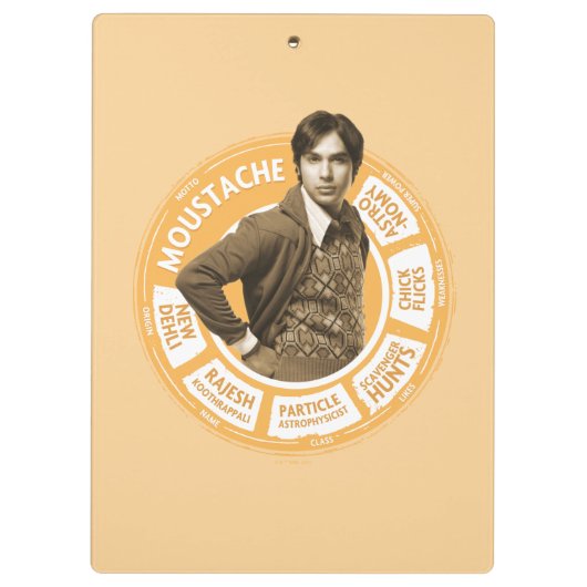 Rajesh Info Graphic Klembord (Achterkant)