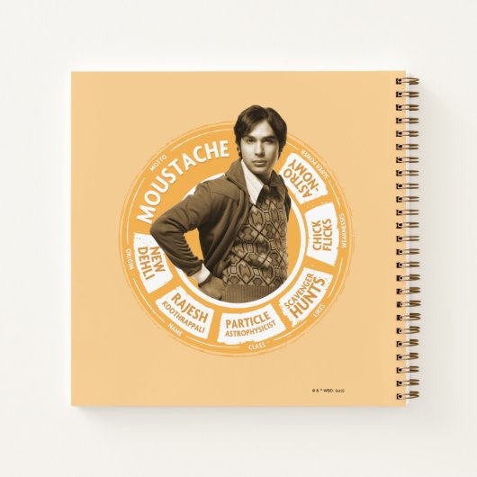 Rajesh Info Graphic Notitieboek (Achterkant)