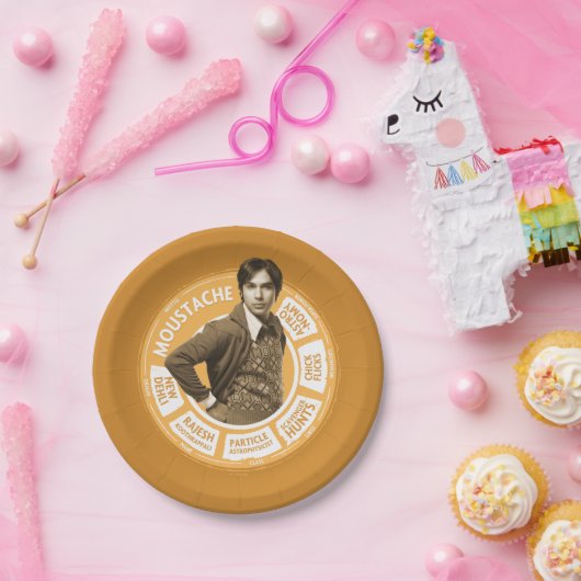 Rajesh Info Graphic Papieren Bordje (Feest)