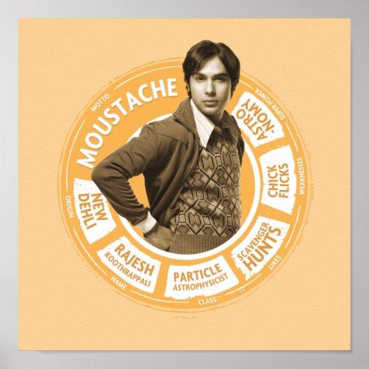 Rajesh Info Graphic Poster (Voorkant)