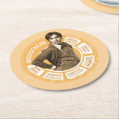 Rajesh Info Graphic Ronde Kartonnen Onderzetter (Gebogen)