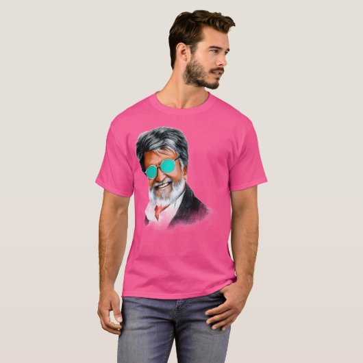 Rajinikanth Kabali T-shirt (Voorkant volledig)