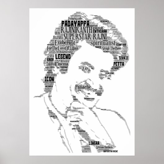 Rajinikanth Poster (Voorkant)