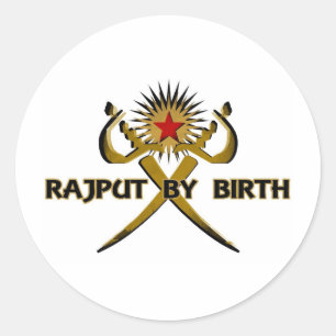 Rajput by Birth Sun-Star Ronde Sticker
