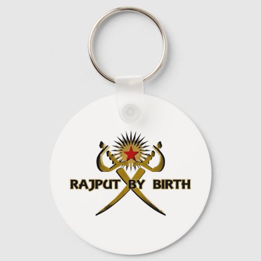 Rajput by Birth Sun-Star Sleutelhanger (Voorkant)