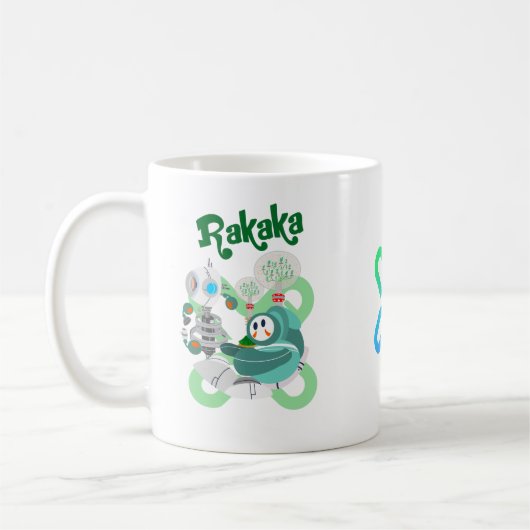 Rakaka koffiekop koffiemok (Links)