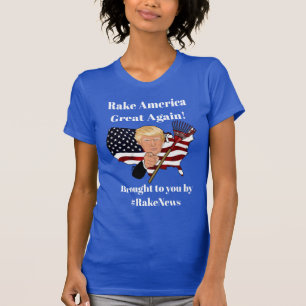 Rake America weer geweldig, anti-Donald Trump T-shirt