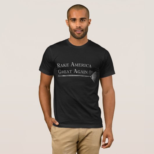 Rake America weer geweldig grappig T-shirt (Voorkant volledig)