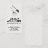 Rake en Garden Shovel Visitekaartje (Voorkant / Achterkant)