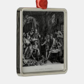 Rake in de gevangenis, bord VII Metalen Ornament (Rechts)