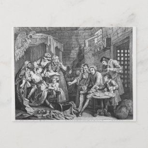 Rake in de gevangenis briefkaart