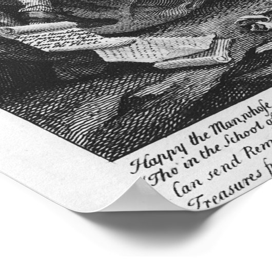 Rake in de gevangenis poster (Hoek)