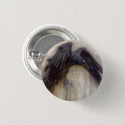Rake Raven Button (Voorkant /achterkant)