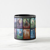 Rake Review 12-Hoesje Mok in zwart (Midden)