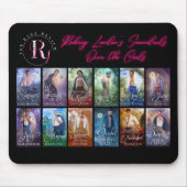 Rake Review Mousepad - zwart Muismat (Voorkant)