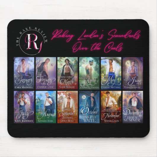 Rake Review Mousepad - zwart Muismat (Voorkant)