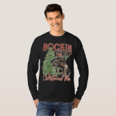 Rakelen rond de kerstboom cowboy Santa Rid T-shirt (Voorkant volledig)
