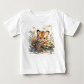 "Rakelend Schattige Tiger Baby T-shirts - Unleash (Voorkant)