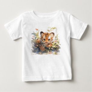 "Rakelend Schattige Tiger Baby T-shirts - Unleash