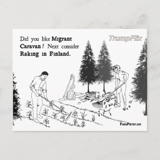 Raken in Finland Briefkaart (Voorkant)
