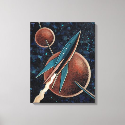 Raket #123 canvas afdruk (Voorkant)