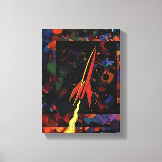 Raket #52 canvas afdruk (Voorkant)