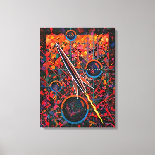Raket #91 Canvas Afdruk (Voorkant)