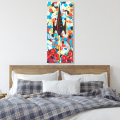 Raket #92 Canvas Afdruk (Insitu (Slaapkamer))