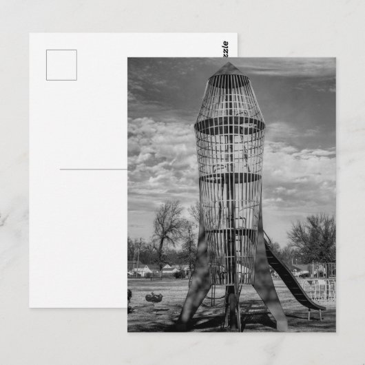 Raket Briefkaart (Voorkant / Achterkant)