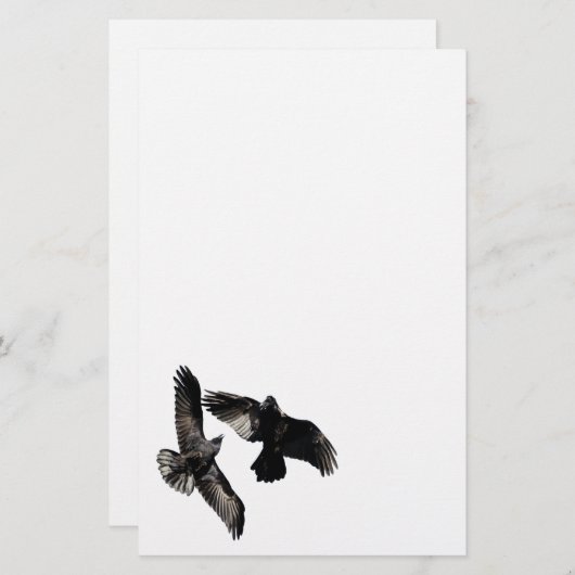 raket briefpapier (Voorkant / Achterkant)